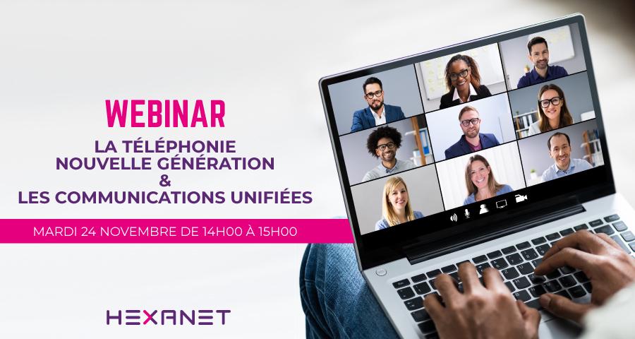 Webinar Communications unifiées le 24 novembre 2020