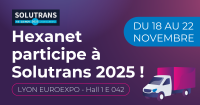 Hexanet sera présent au salon SOLUTRANS 2025 