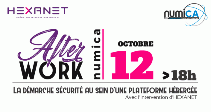 AfterWork Numica 12 oct. 2017 : La démarche sécurité au sein d’une plateforme hébergée